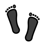 Footprints SVG Icon